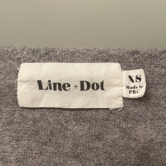 Anthropologie Line & Dot Grey Sweater – XS - Picture 4 of 4